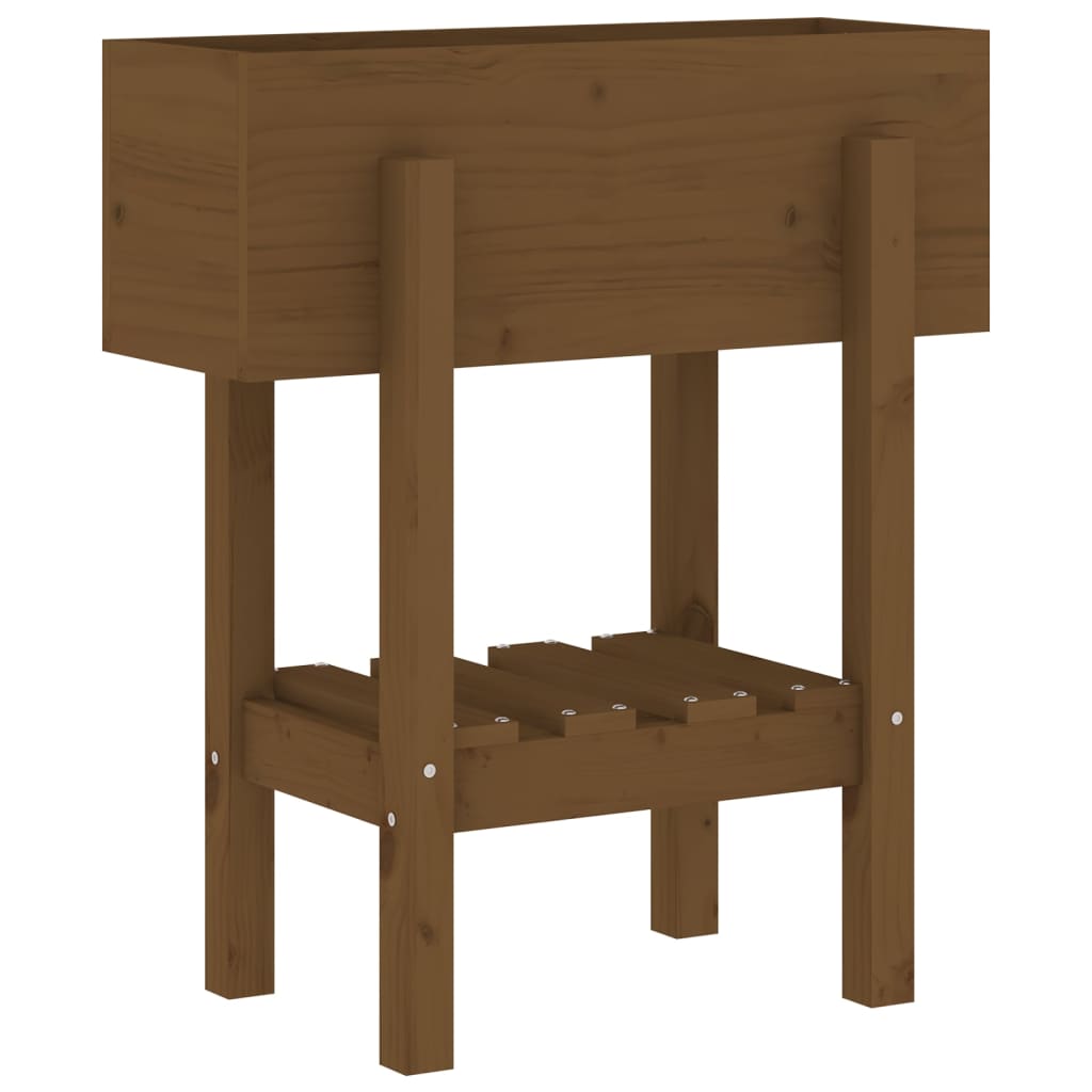Vrtna sadilica boja meda 62 x 30 x 69 cm od masivne borovine