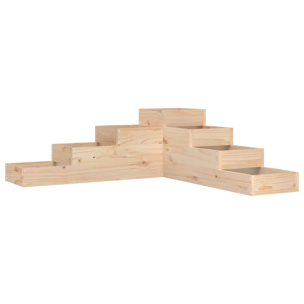 Vrtna žardinjera s 4 razine 106x104,5x36 cm Puno drvo bor