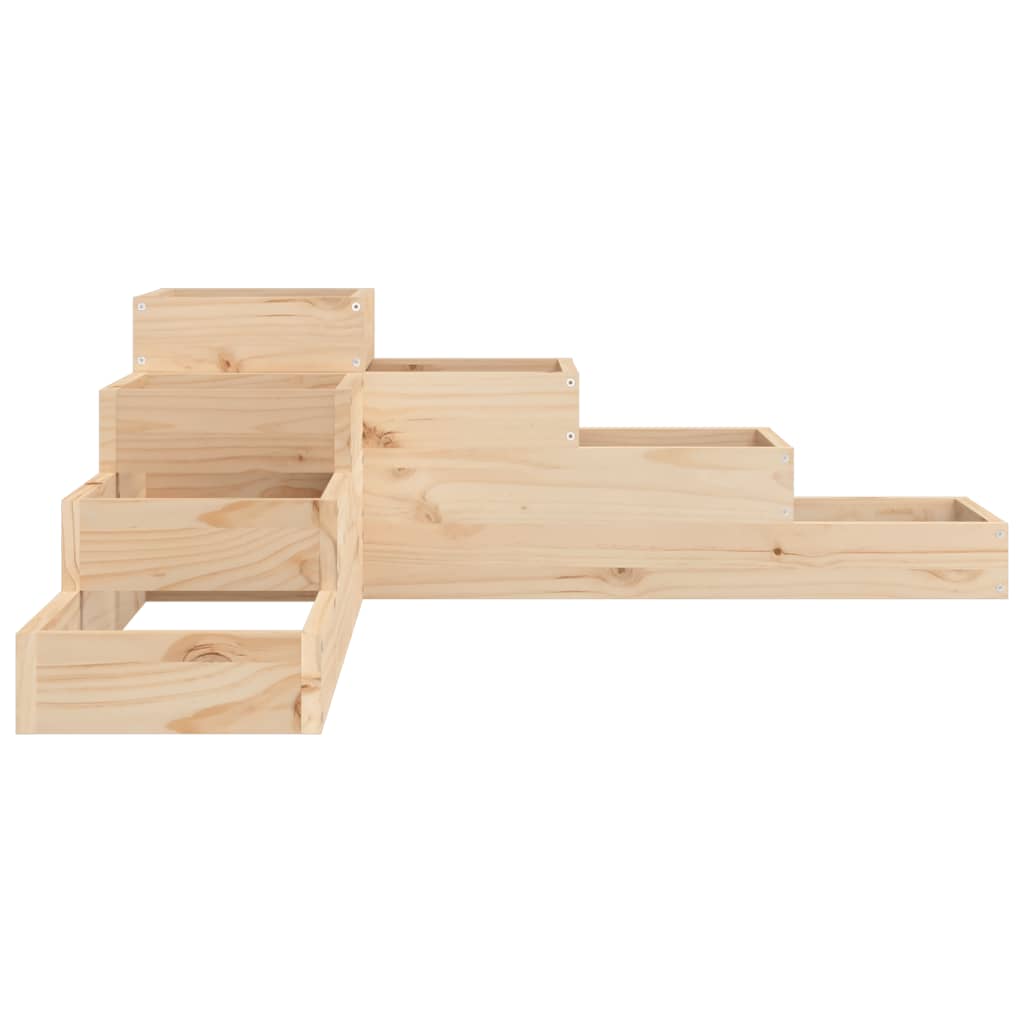 Vrtna žardinjera s 4 razine 106x104,5x36 cm Puno drvo bor