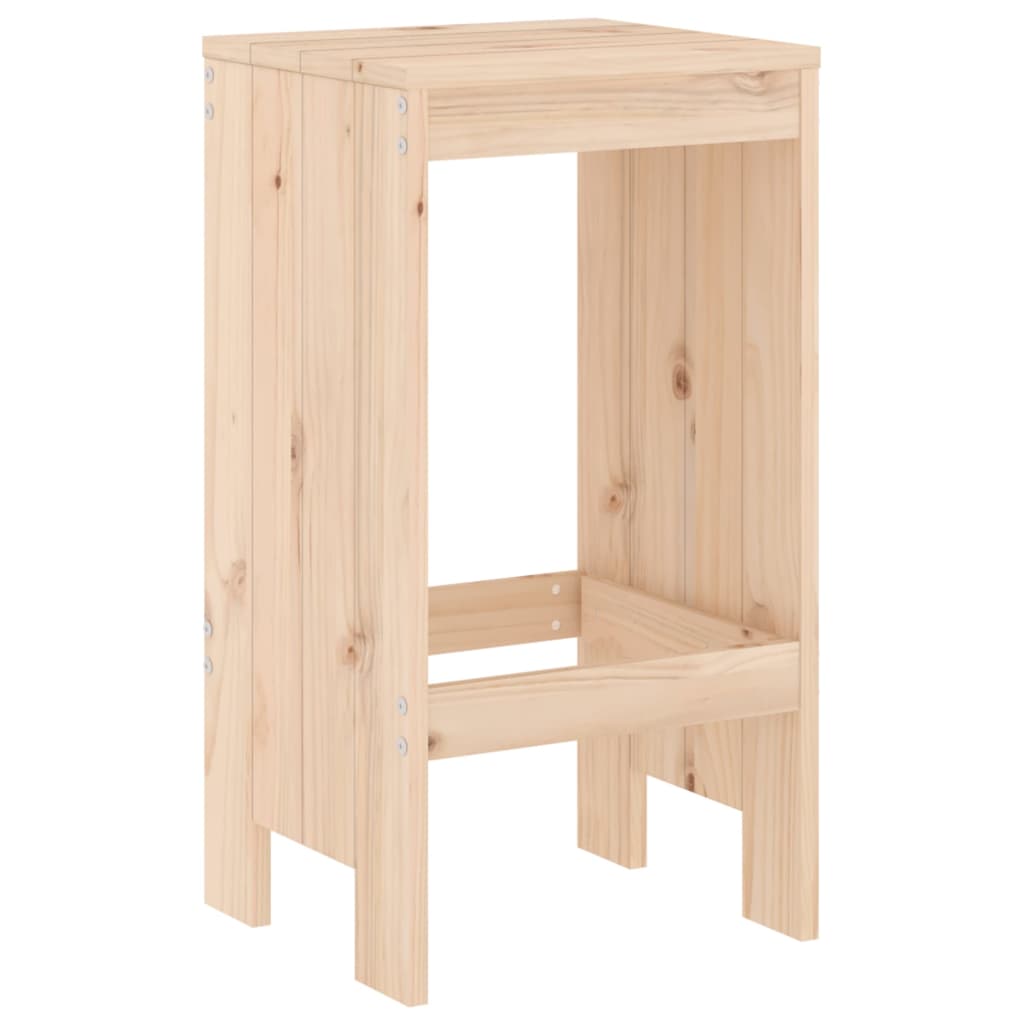 Barski stolci 2 kom 40 x 36 x 75 cm od masivne borovine