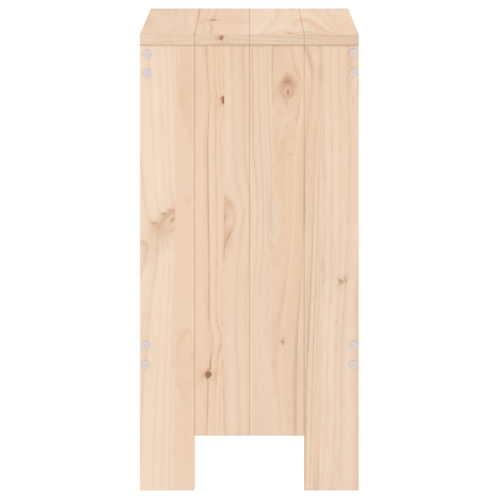 Barski stolci 2 kom 40 x 36 x 75 cm od masivne borovine