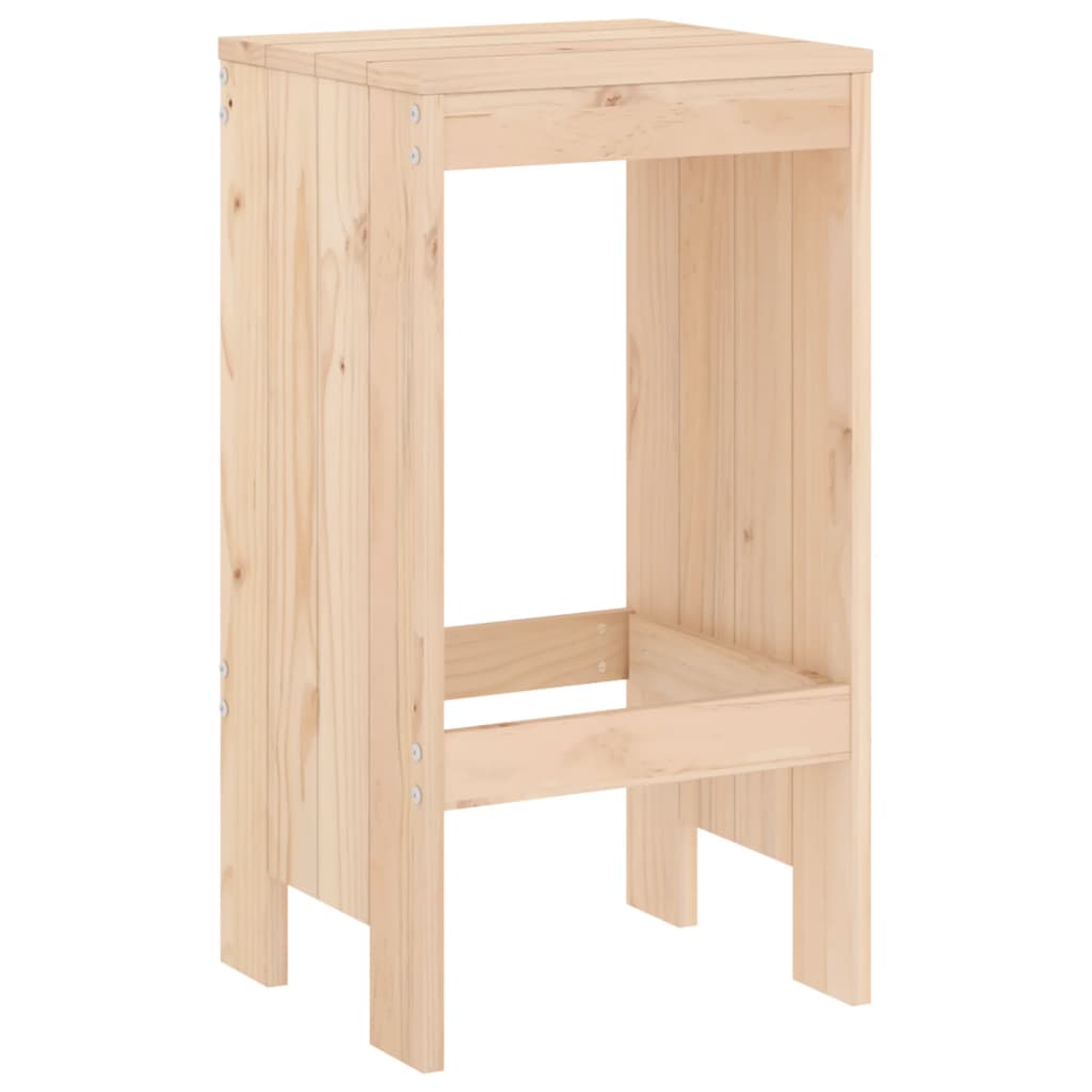 Barski stolci 2 kom 40 x 36 x 75 cm od masivne borovine