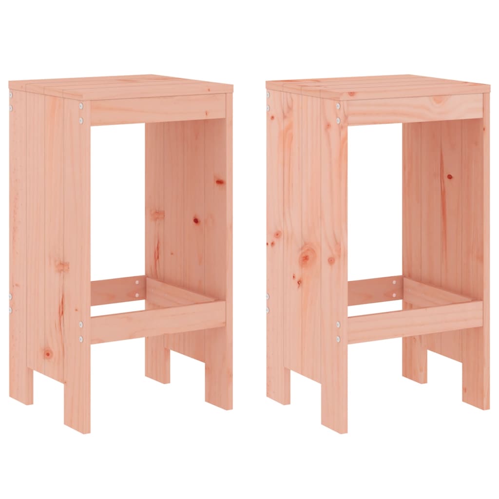 Barski stolci 2 kom 40 x 36 x 75 cm od masivne duglazije