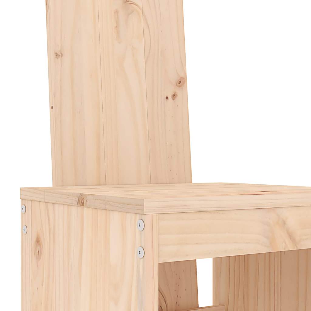 Barski stolci 2 kom 40 x 42 x 120 cm od masivne borovine