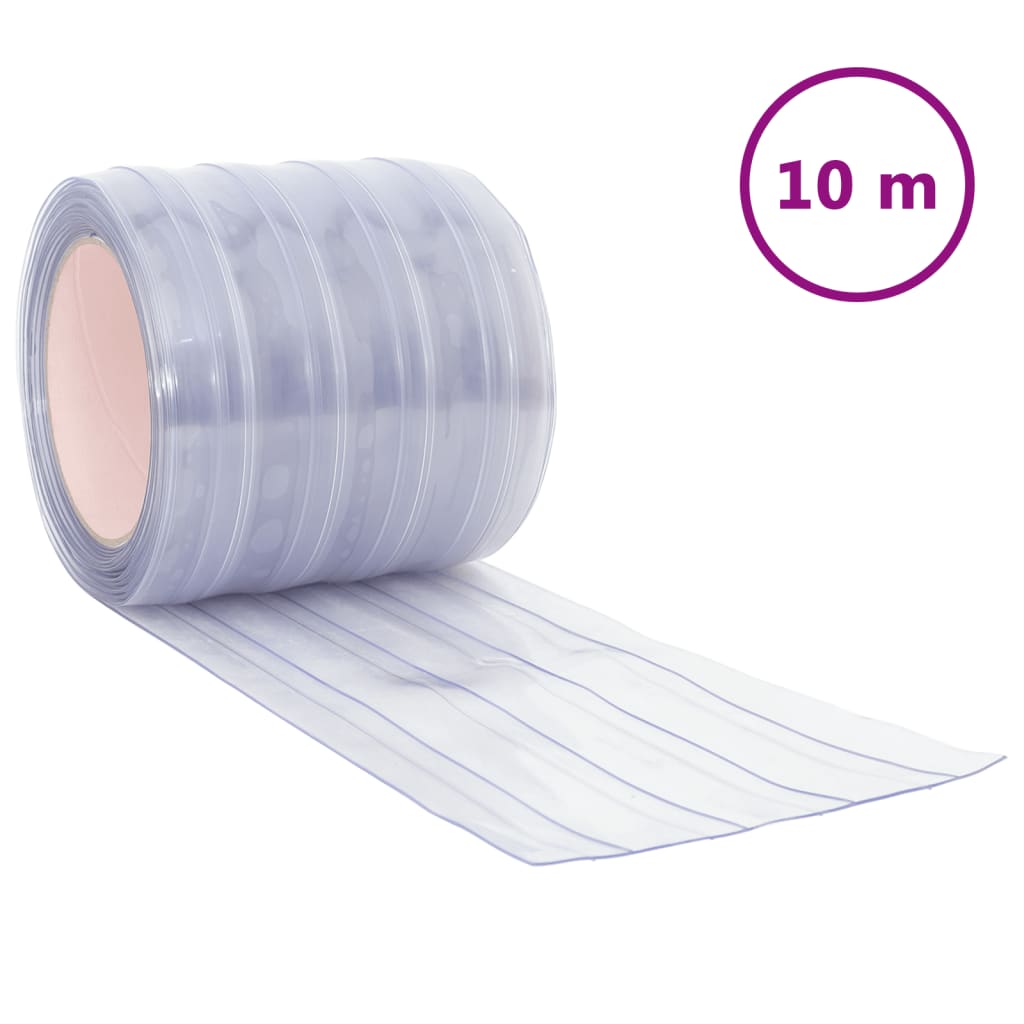 Prozirna zavjesa za vrata 200 mm x 1,6 mm 10 m PVC