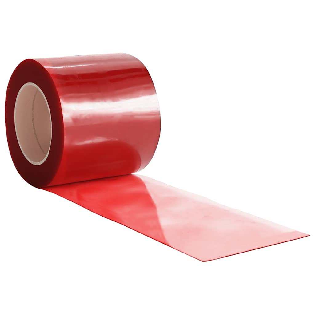 Zavjesa za vrata crvena 200 mm x 1,6 mm 25 m PVC