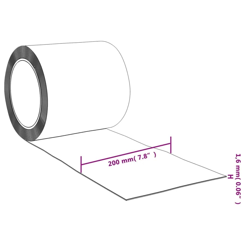 Zavjesa za vrata plava 200 mm x 1,6 mm 10 m PVC