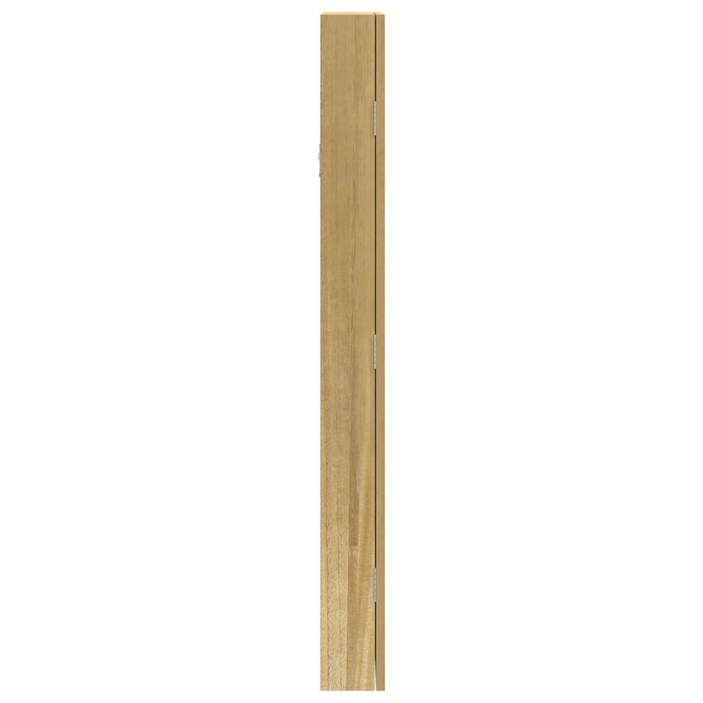 Zidni ormarić za nakit s ogledalom 30 x 8,5 x 90 cm
