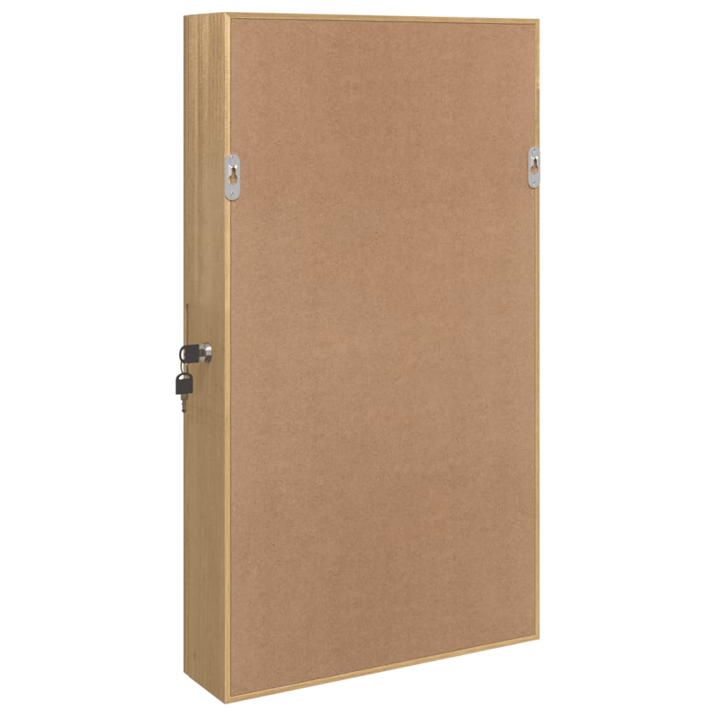 Zidni ormarić za nakit s LED svjetlima