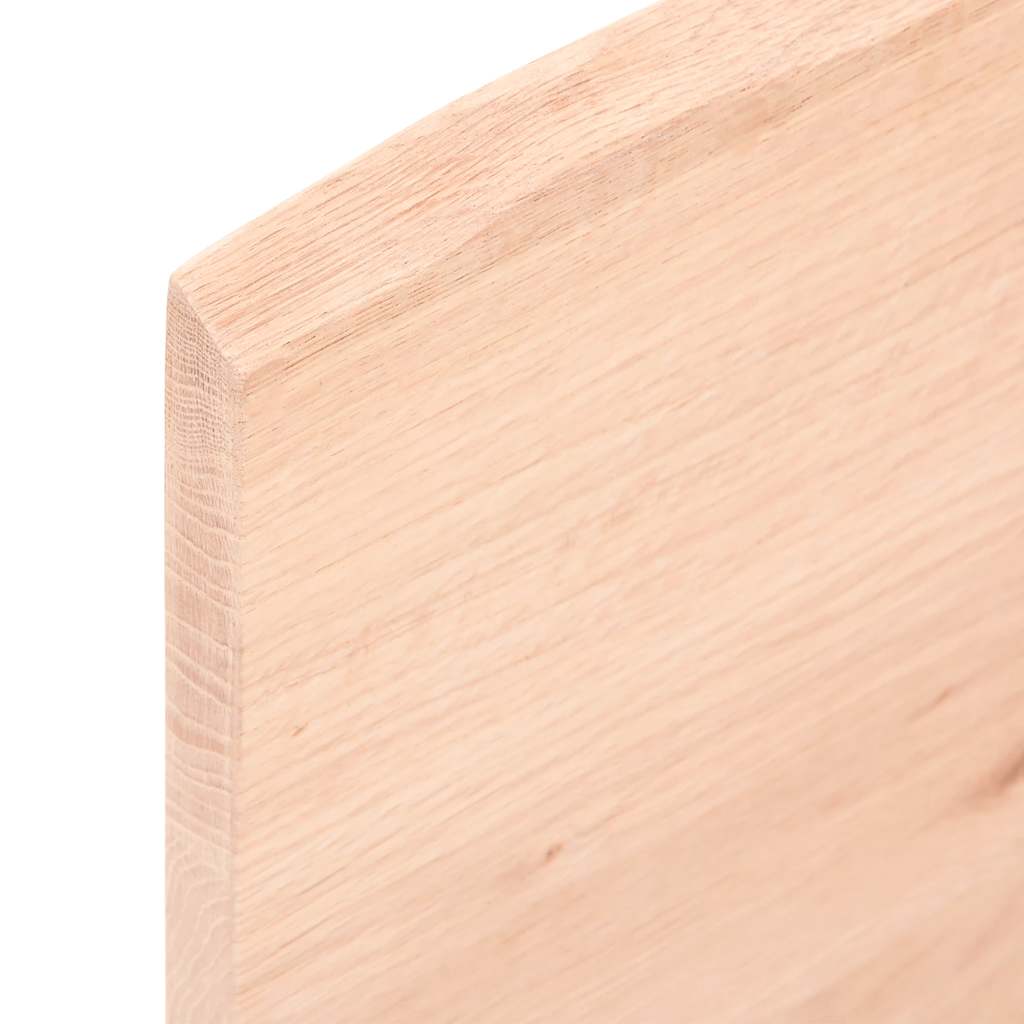 Zidna polica 40 x 40 x 2 cm od neobrađene masivne hrastovine