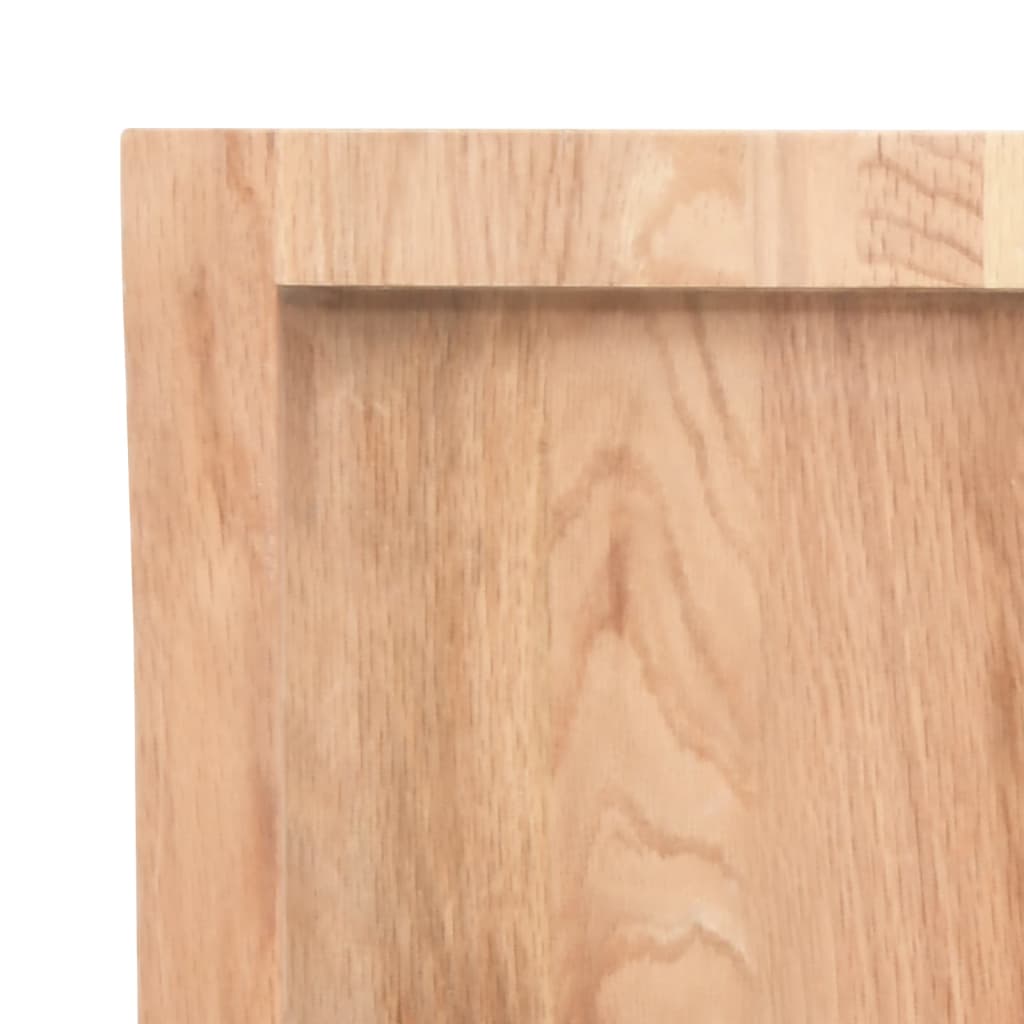 Zidna polica svjetlosmeđa 40x60x(2-4) cm obrađena hrastovina