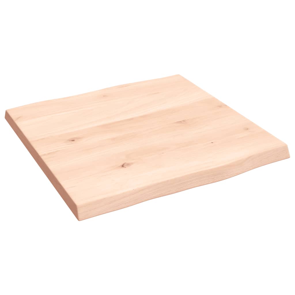 Stolna ploča 40x40x2 cm netretirana hrastovina sa živim rubom
