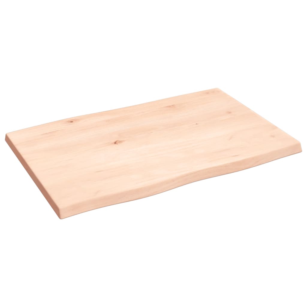 Stolna ploča 60x40x2 cm netretirana hrastovina sa živim rubom