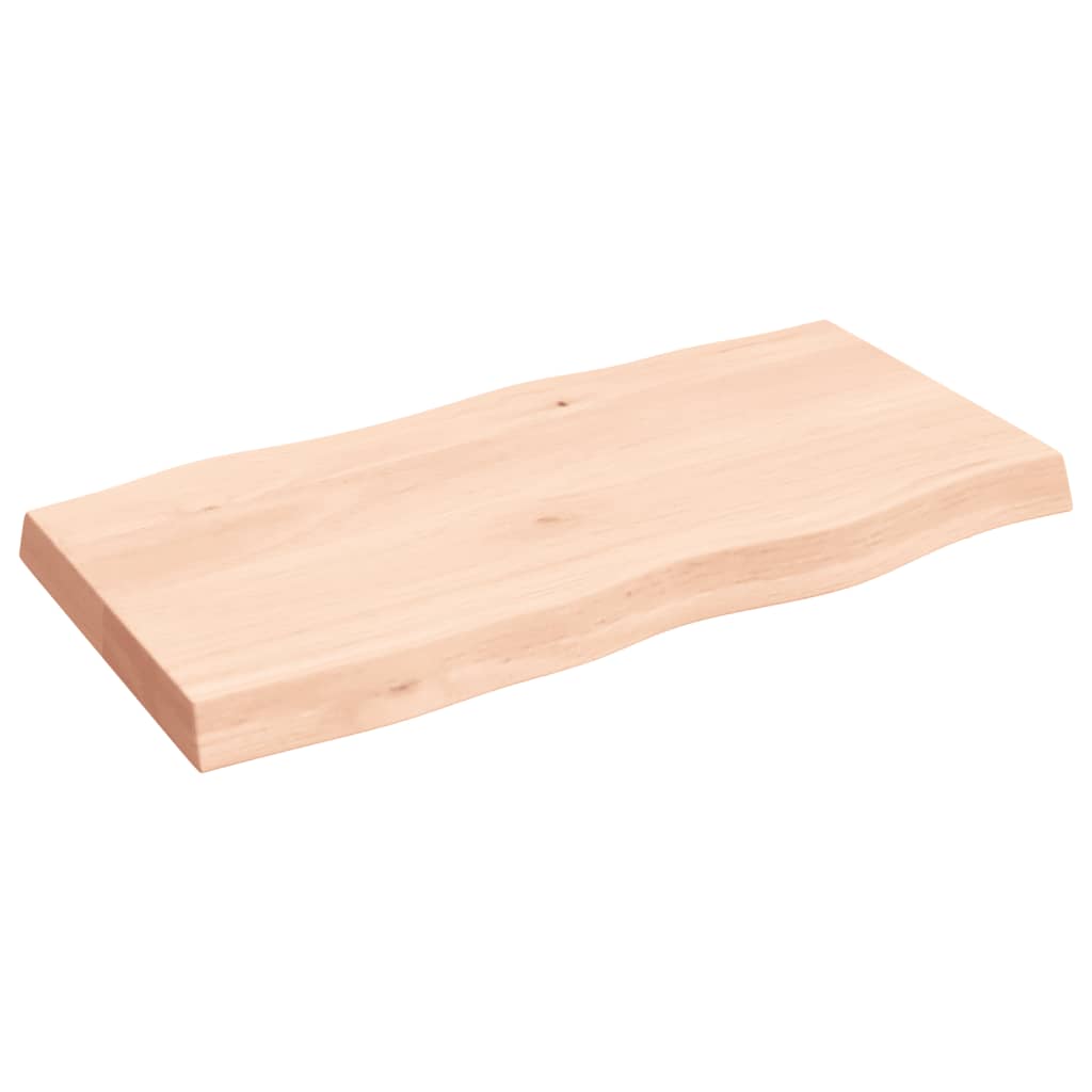 Stolna ploča 80x40x(2-6) cm od hrastovine sa živim rubom