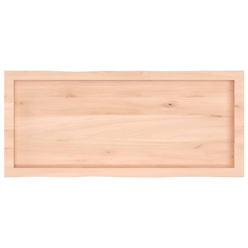 Stolna ploča 100x40x(2-4) cm od hrastovine sa živim rubom