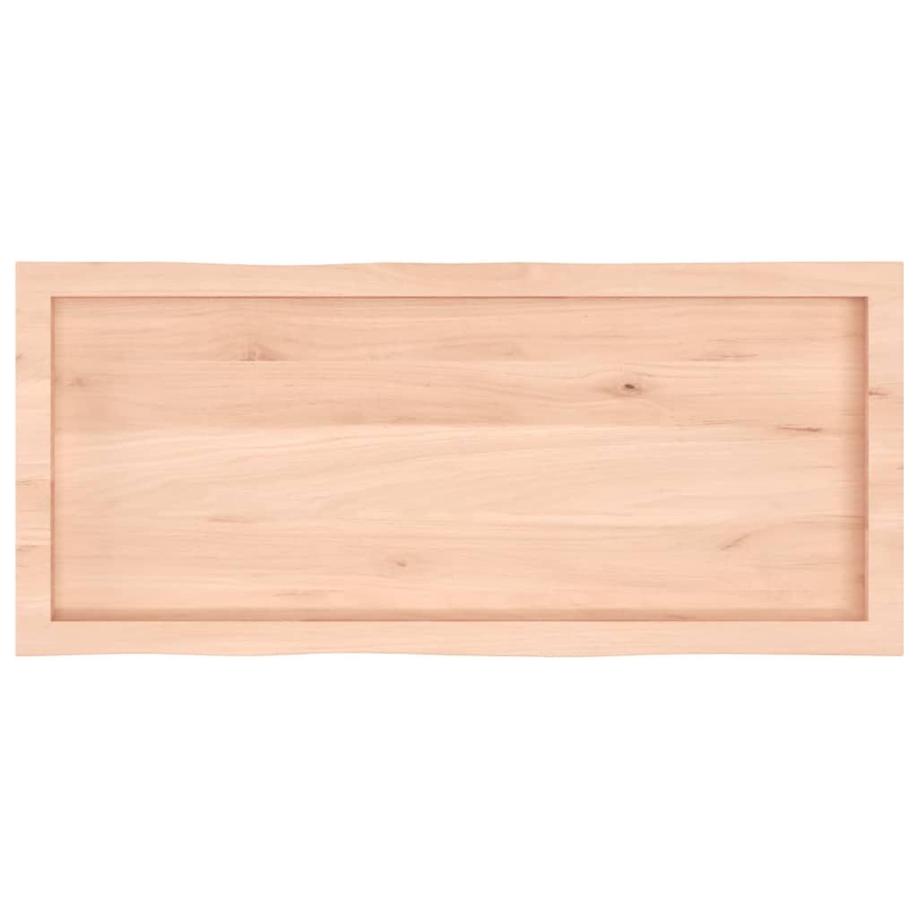 Stolna ploča 100x40x(2-6) cm od hrastovine sa živim rubom