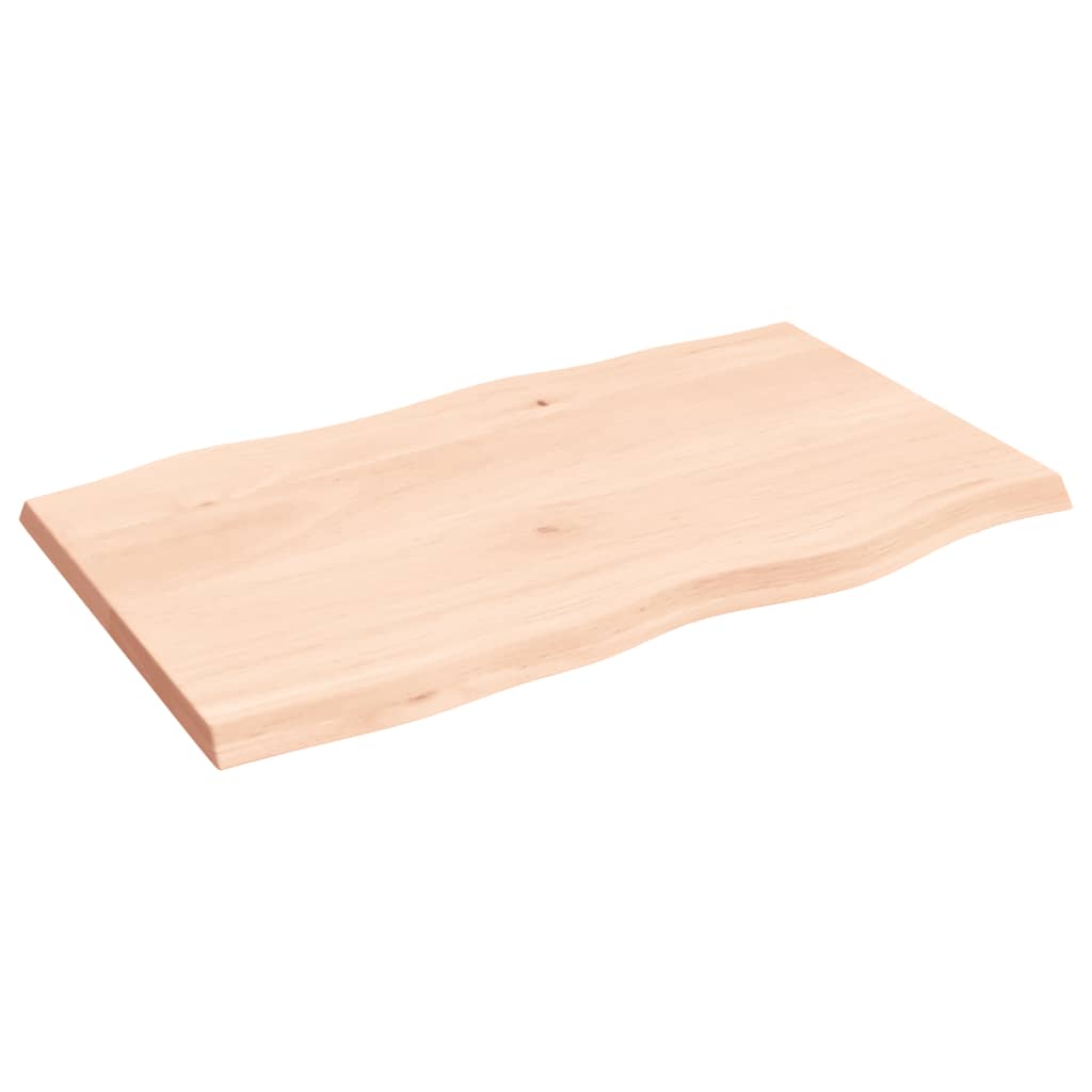 Stolna ploča 100x60x(2-4) cm od hrastovine sa živim rubom