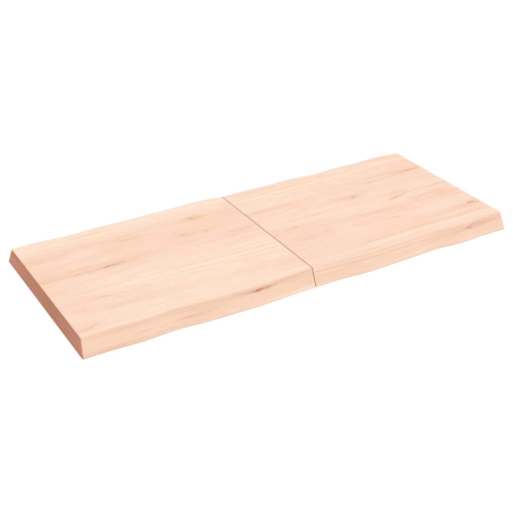 Stolna ploča 140 x 60 x (2 - 6) cm od hrastovine sa živim rubom