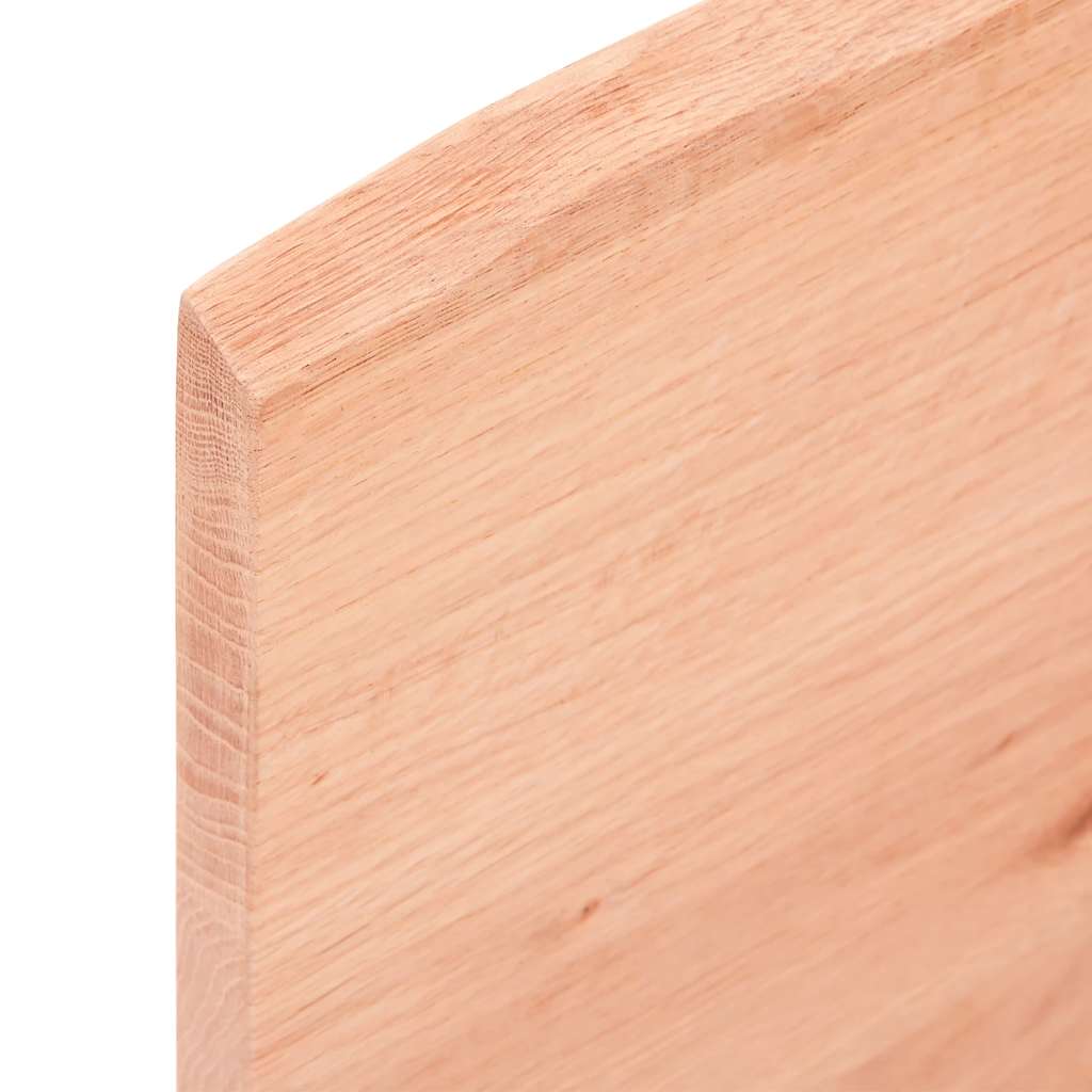 Stolna ploča svjetlosmeđa 100x40x2 cm od obrađene hrastovine