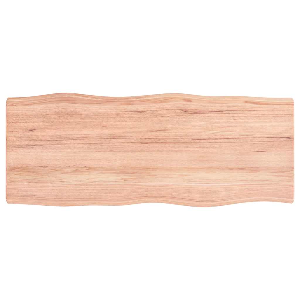 Stolna ploča svjetlosmeđa 100x40x(2-4) cm obrađena hrastovina
