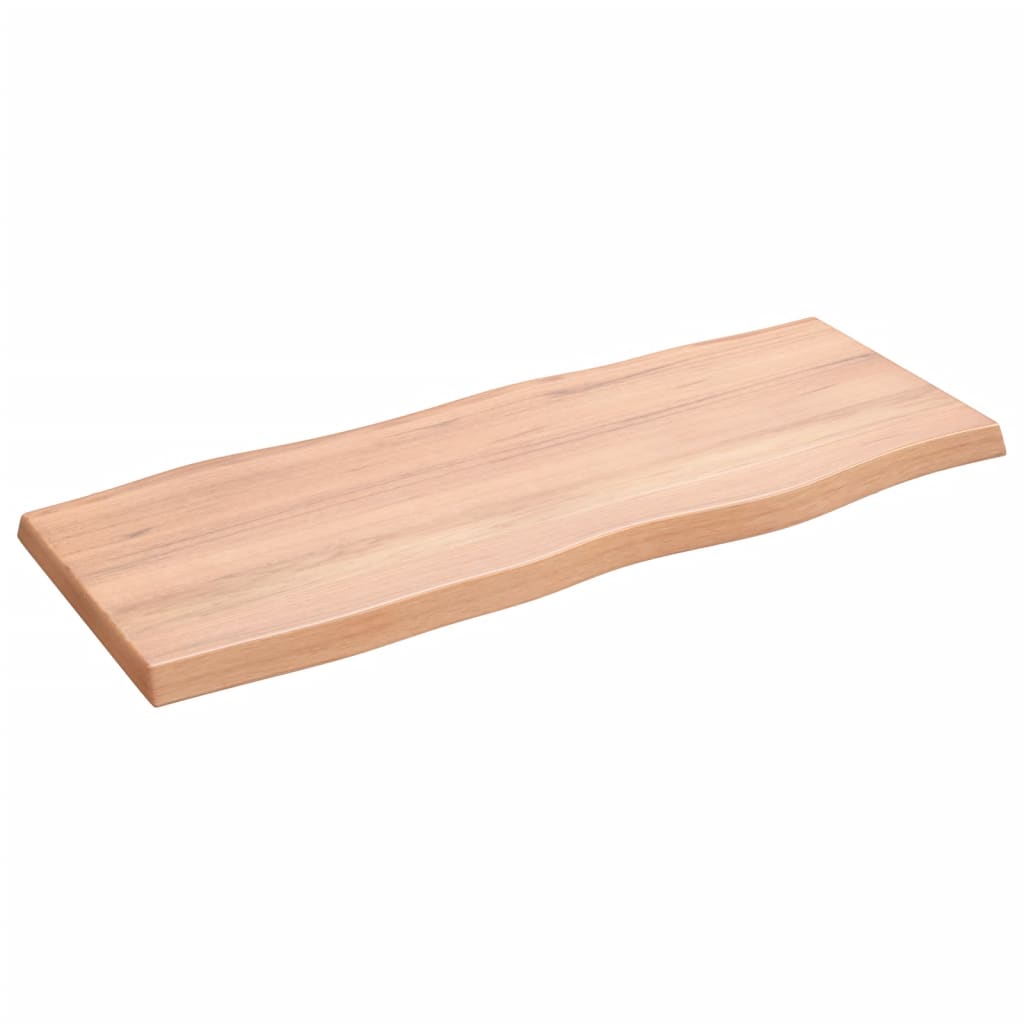 Stolna ploča svjetlosmeđa 100x40x(2-4) cm obrađena hrastovina