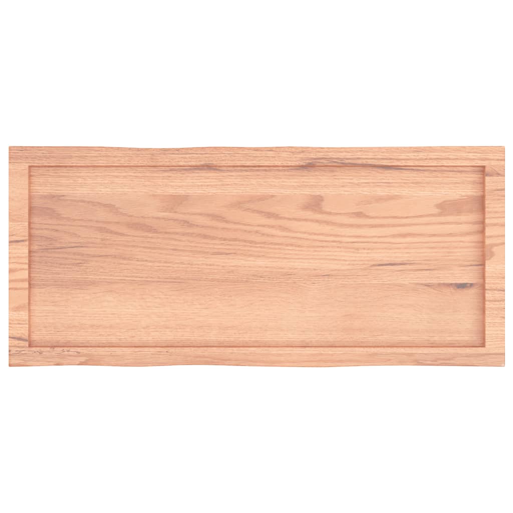 Stolna ploča svjetlosmeđa 100x40x(2-4) cm obrađena hrastovina