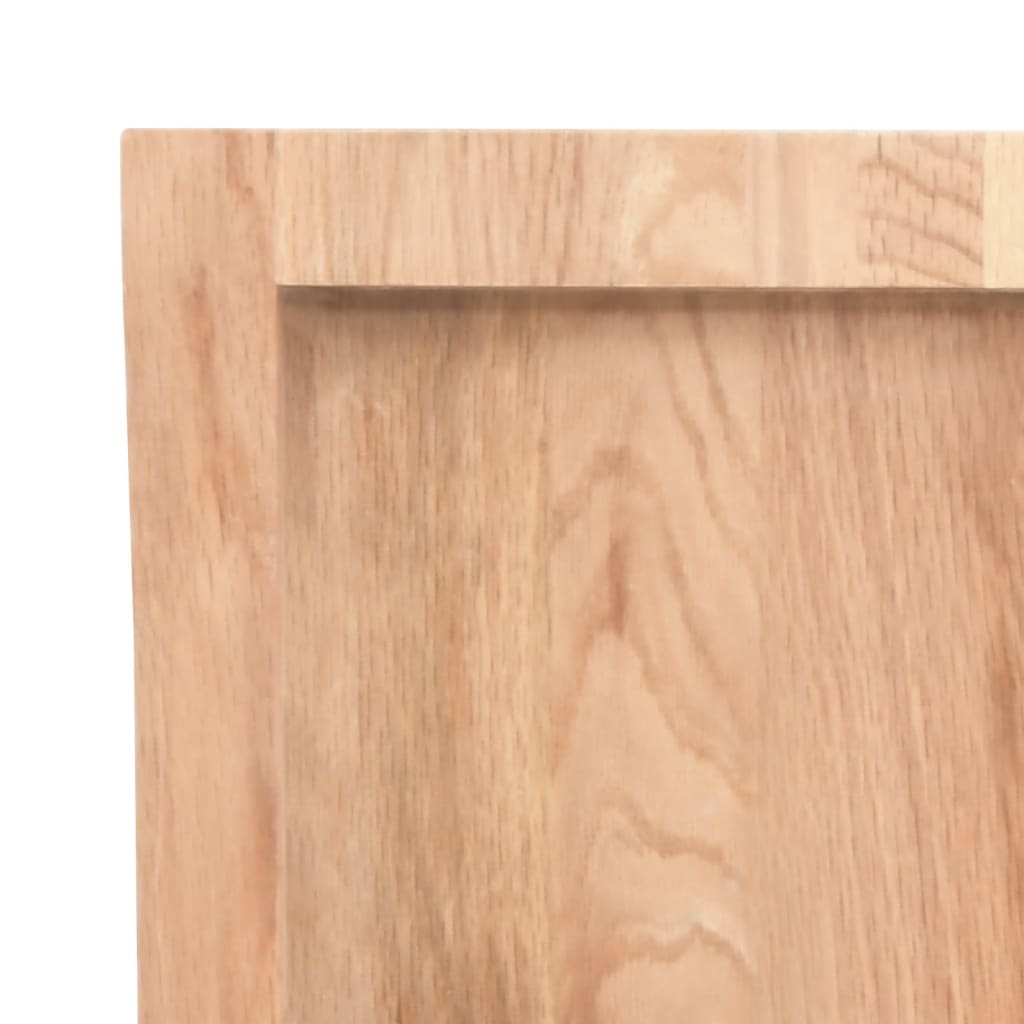 Stolna ploča svjetlosmeđa 100x40x(2-4) cm obrađena hrastovina