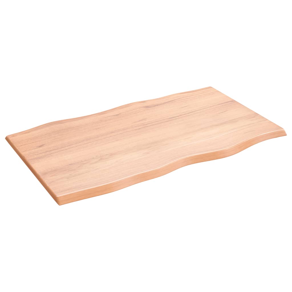 Stolna ploča svjetlosmeđa 100x60x2 cm od obrađene hrastovine