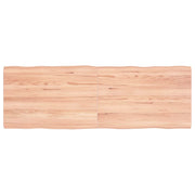 Stolna ploča svjetlosmeđa 120x40x(2-4) cm obrađena hrastovina