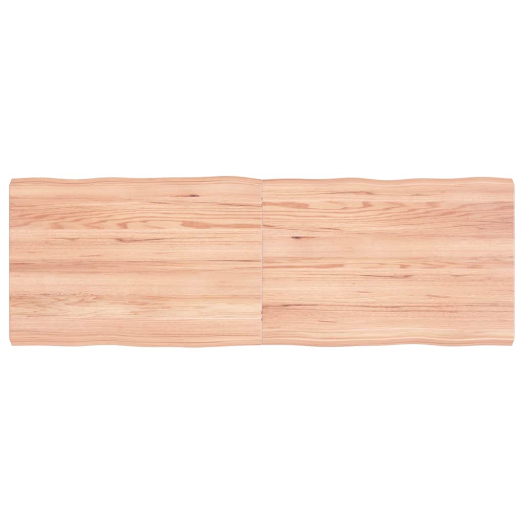 Stolna ploča svjetlosmeđa 120x40x(2-4) cm obrađena hrastovina