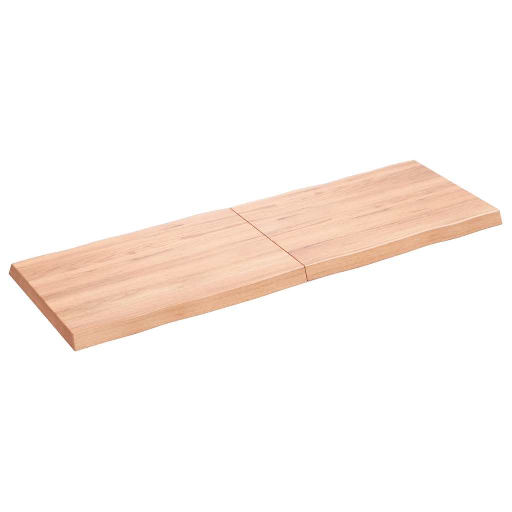 Stolna ploča svjetlosmeđa 120x40x(2-4) cm obrađena hrastovina