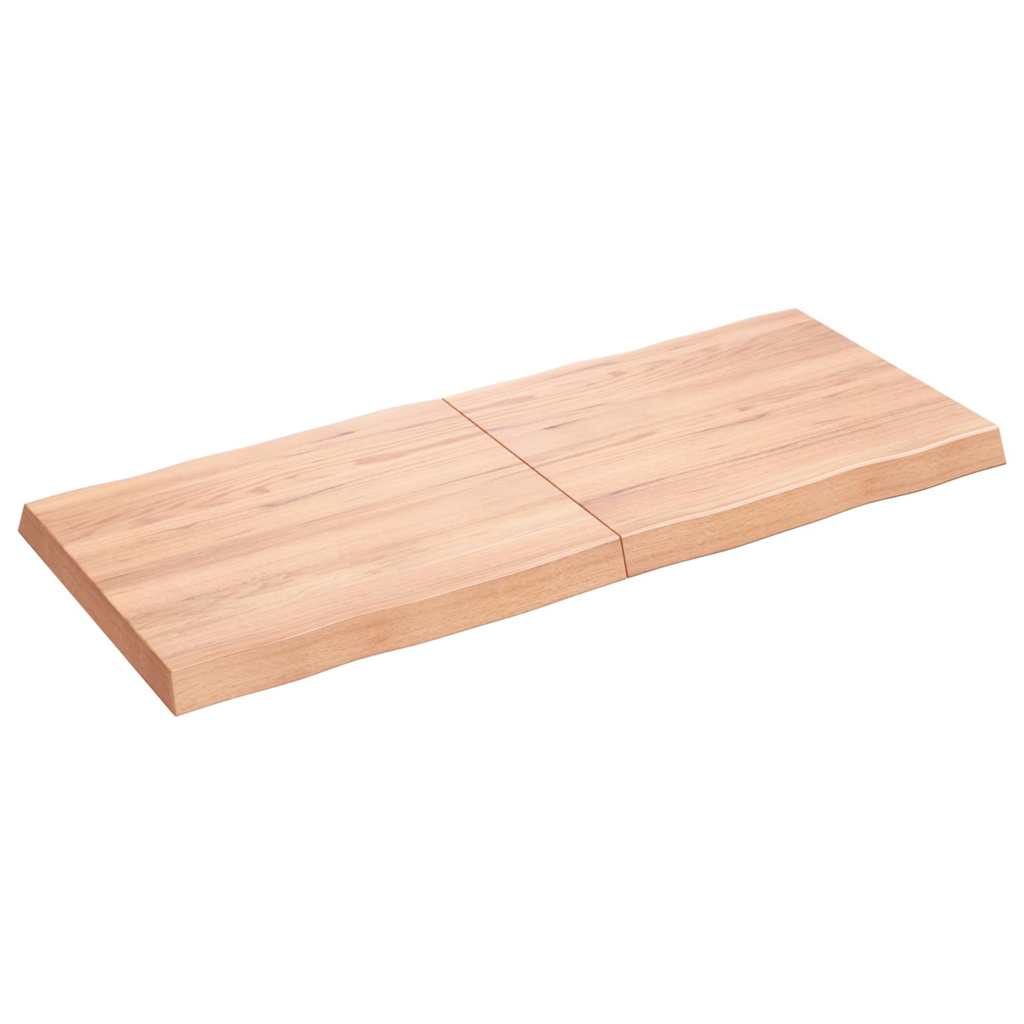 Stolna ploča svjetlosmeđa 120x50x(2-6) cm obrađena hrastovina