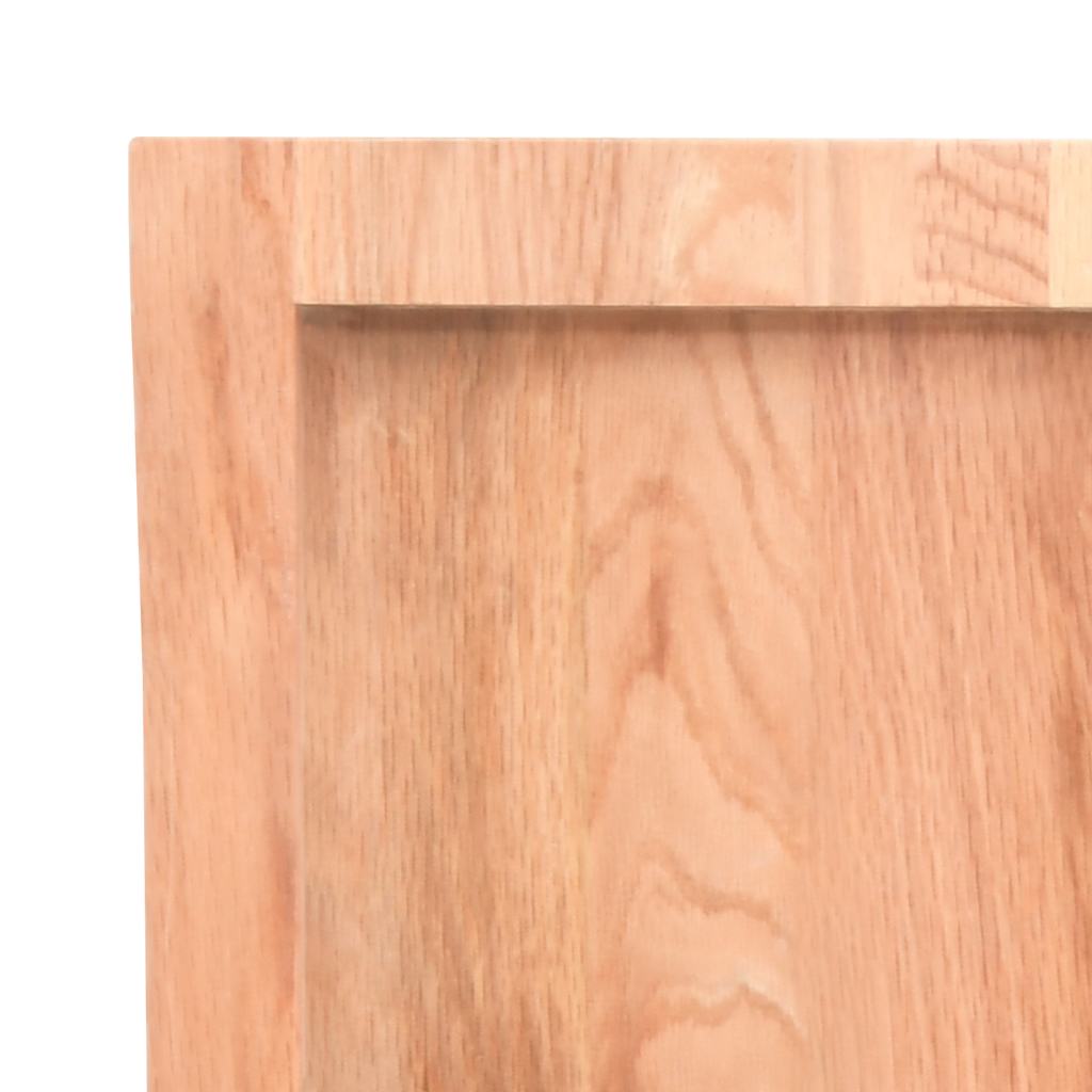 Stolna ploča svjetlosmeđa 120x60x(2-4) cm obrađena hrastovina