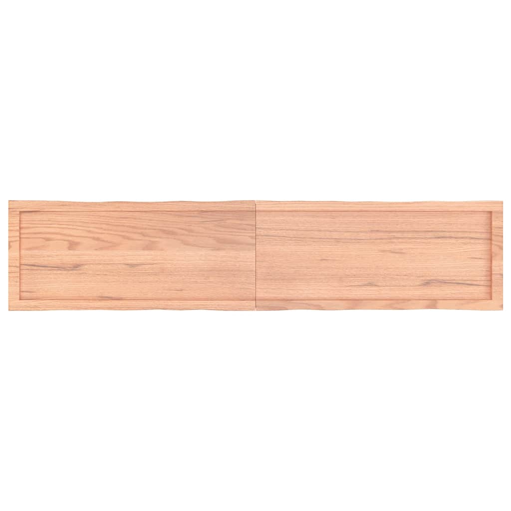 Stolna ploča svjetlosmeđa 180x40x(2-4) cm obrađena hrastovina