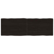 Stolna ploča tamnosmeđa 140x50x(2-4) cm obrađena hrastovina