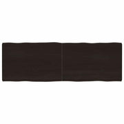Stolna ploča tamnosmeđa 180x60x(2-6) cm obrađena hrastovina