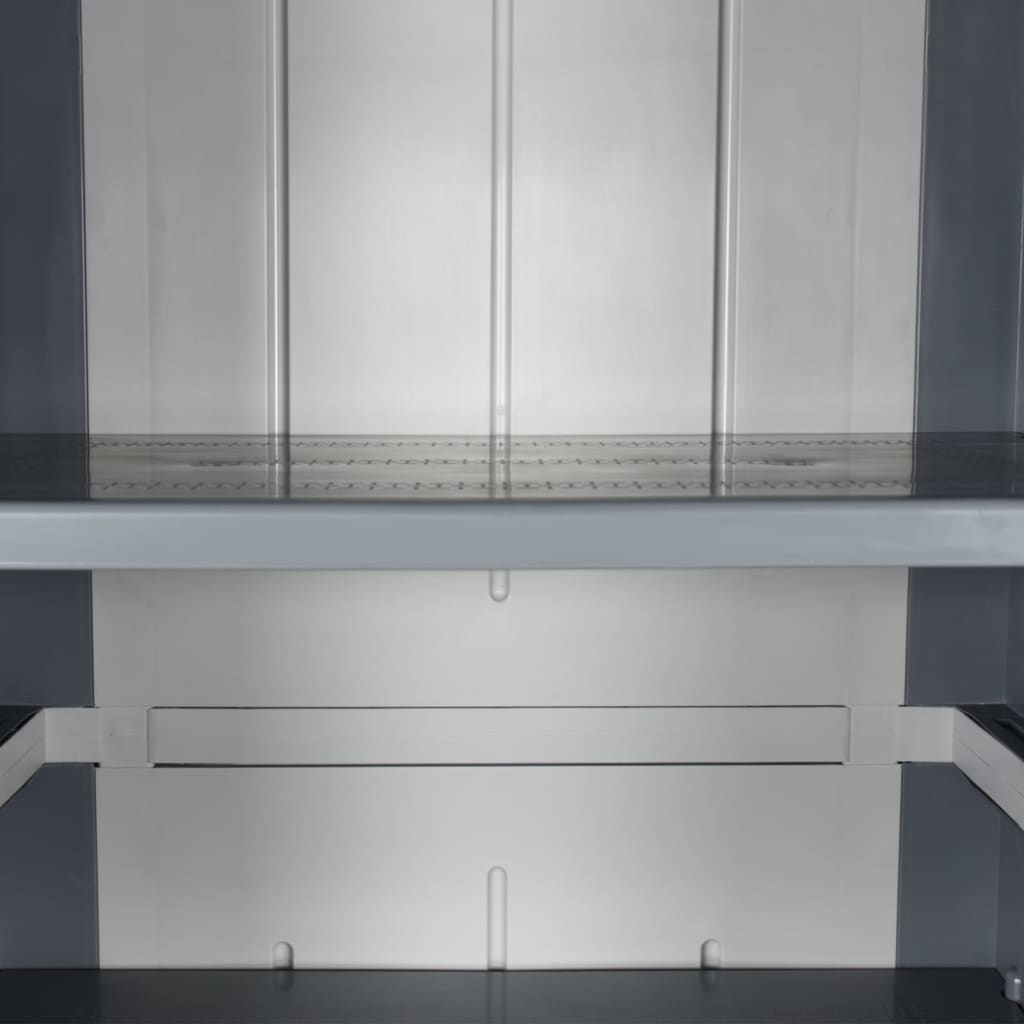 Vrtni ormarić za pohranu sivi 65 x 45 x 172 cm PP ratan
