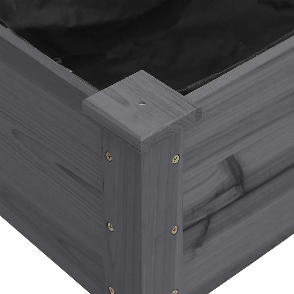 Sadilica s oblogom siva 118 x 59 x 76 cm od masivne jelovine
