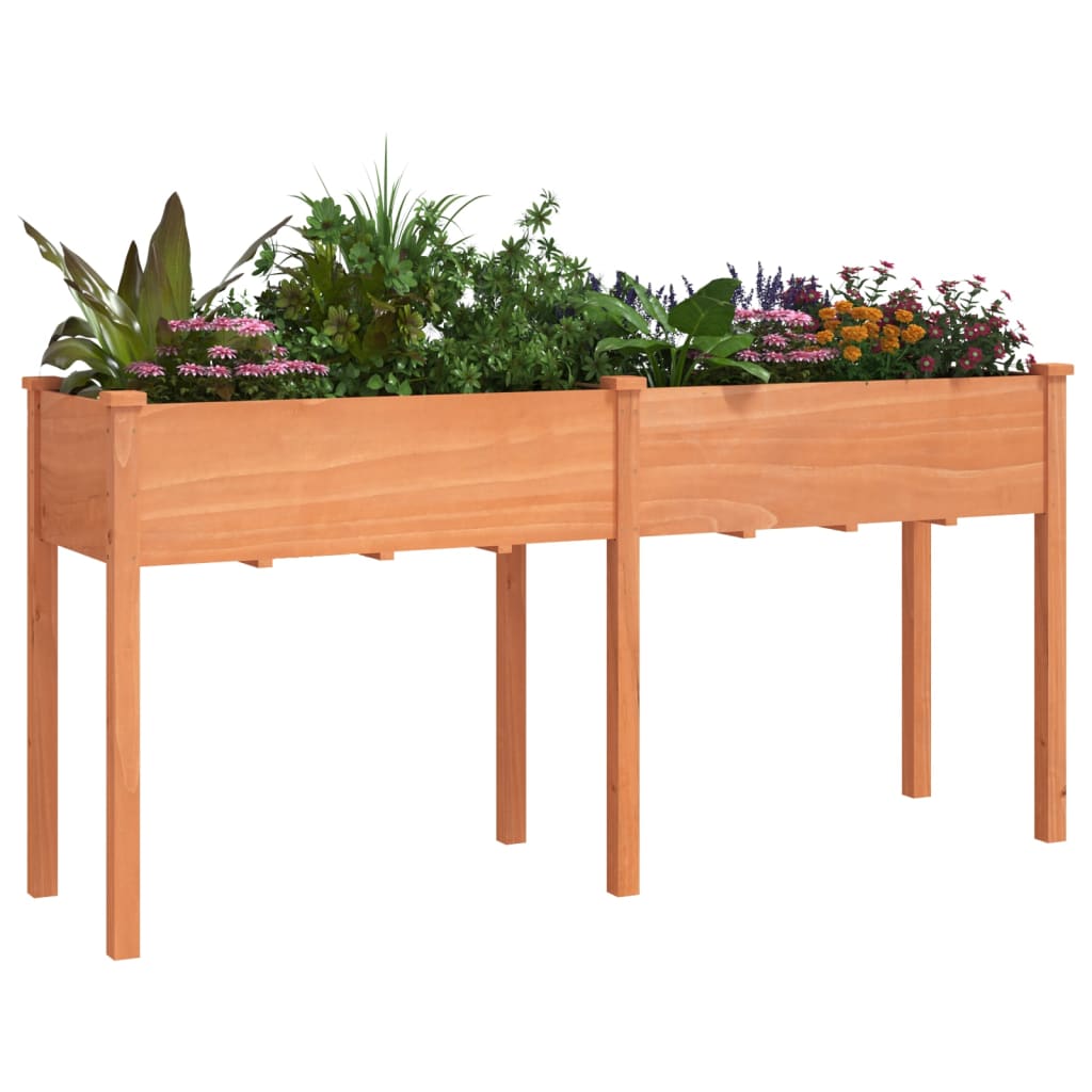 Sadilica s oblogom smeđa 161 x 45 x 76 cm od masivne jelovine