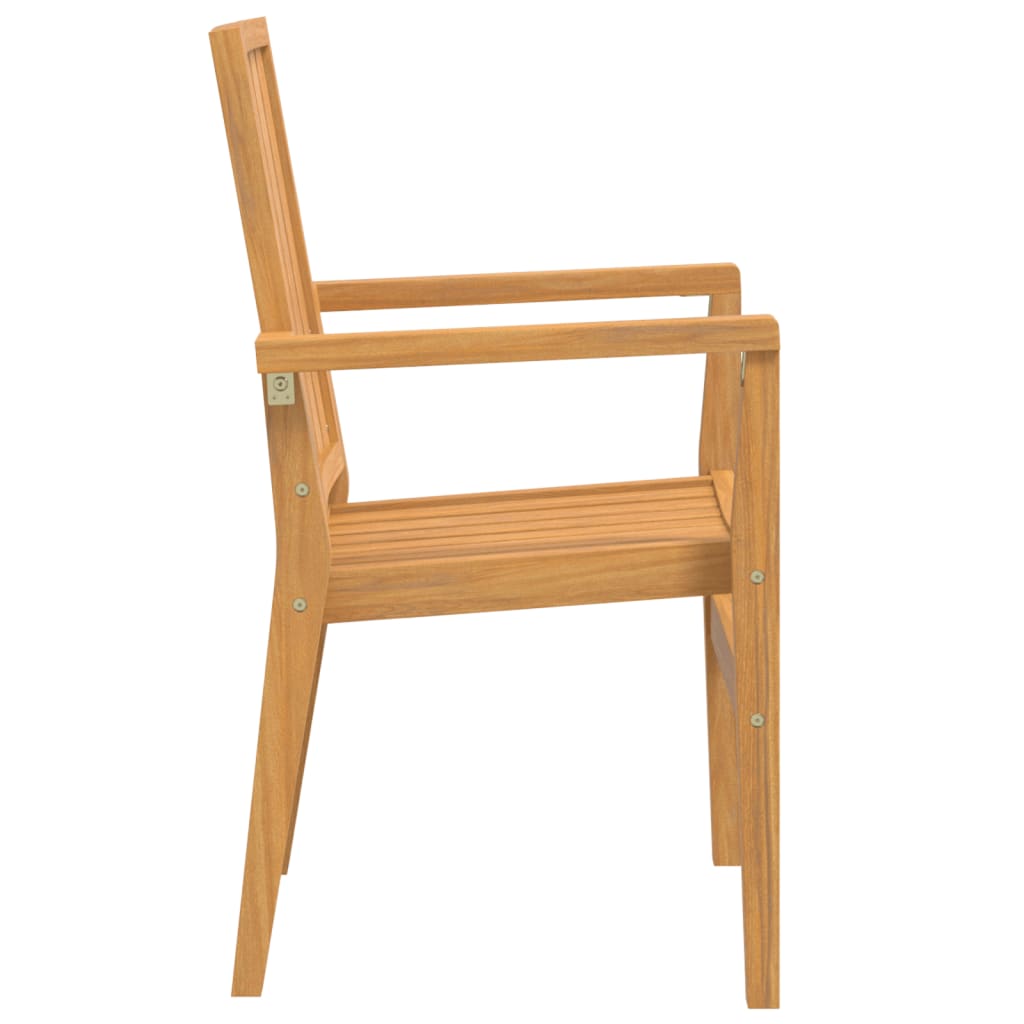 Složive vrtne stolice 2 kom 56,5x57,5x91 cm od masivne tikovine