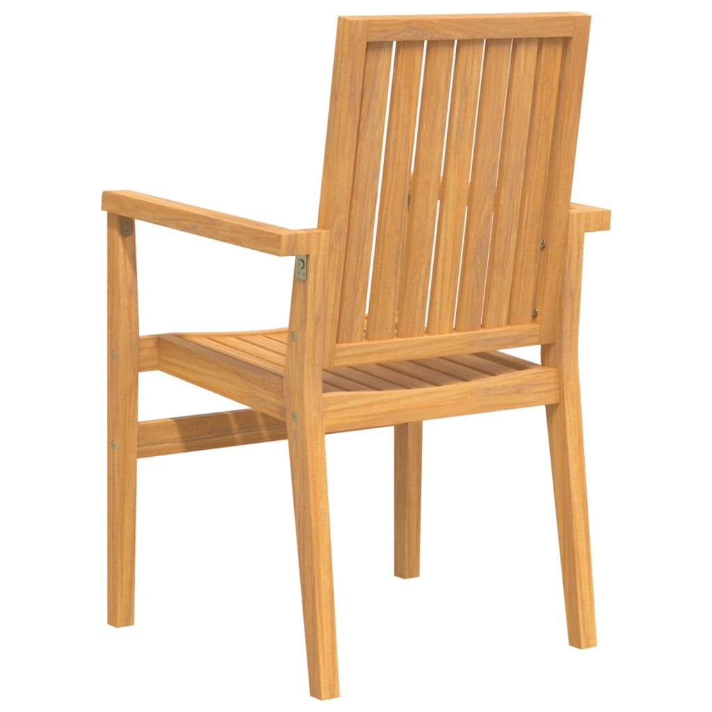 Složive vrtne stolice 2 kom 56,5x57,5x91 cm od masivne tikovine