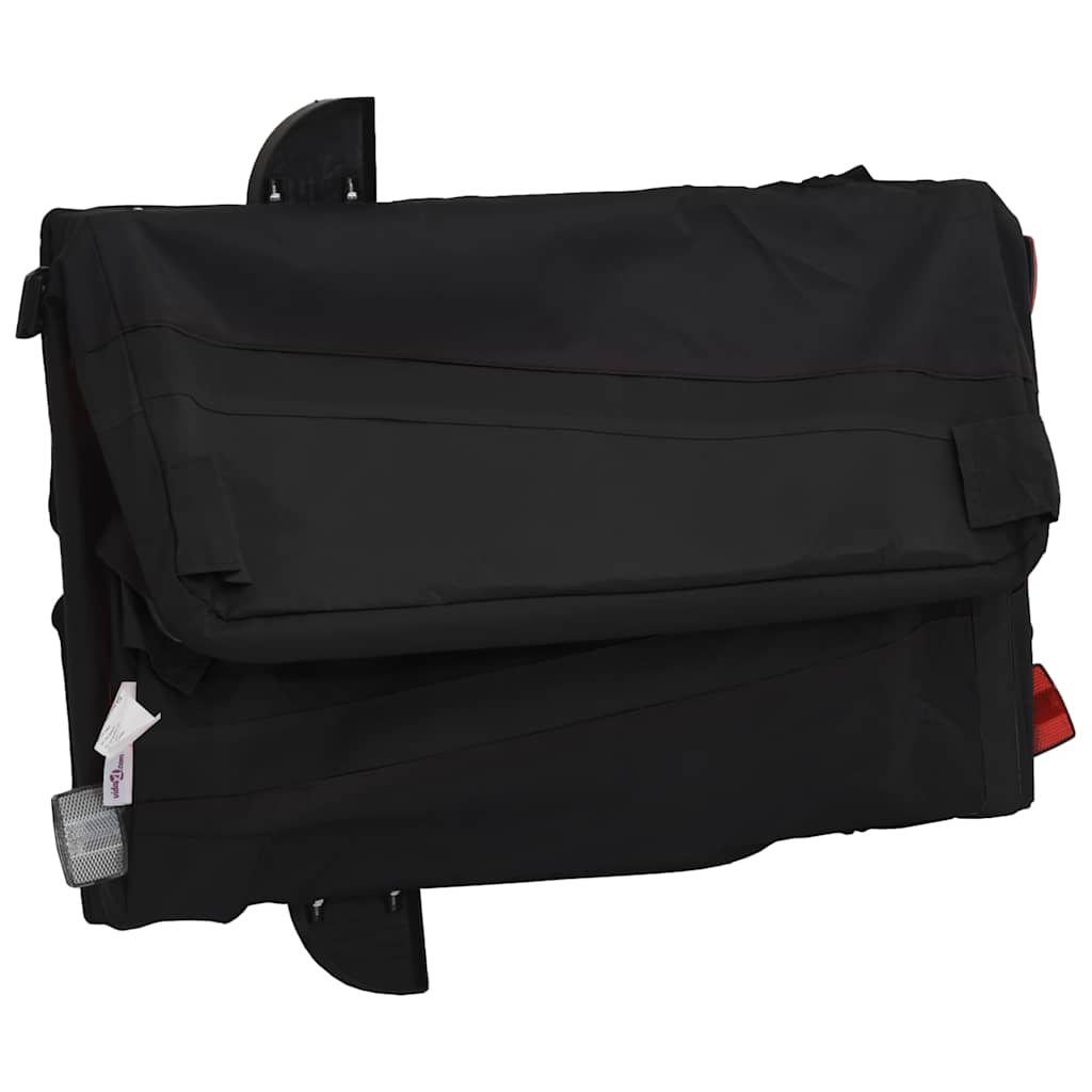 Prikolica za bicikl crna 30 kg željezna
