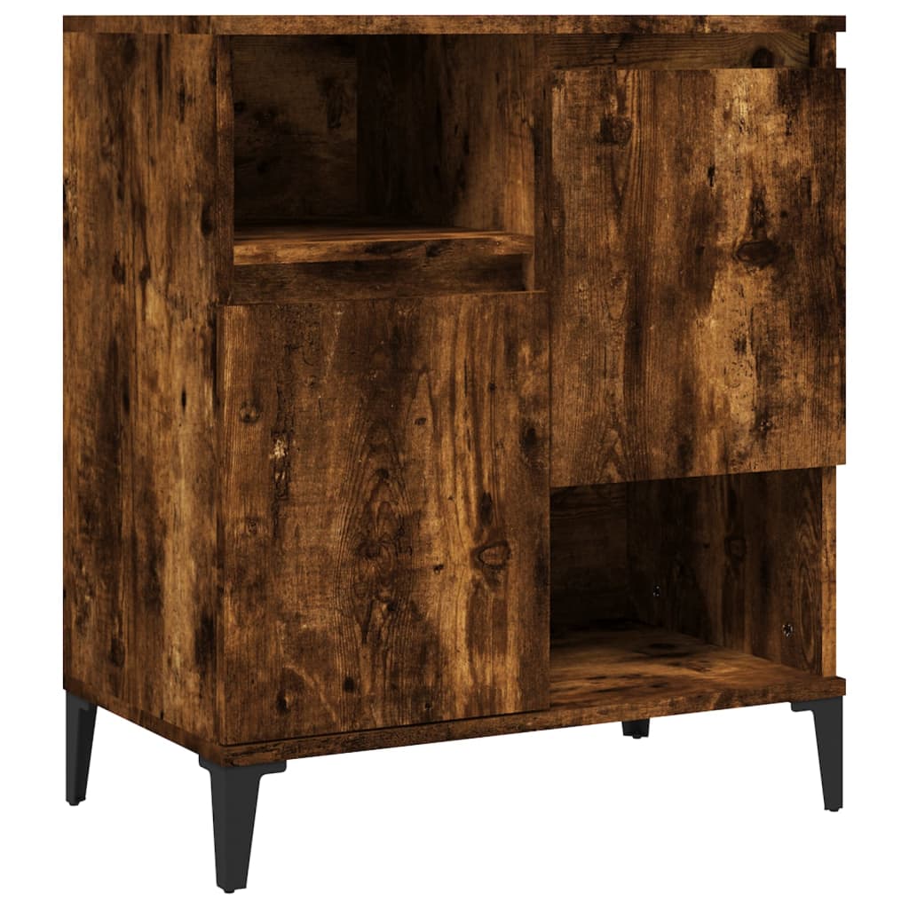 Komode 2 kom boja dimljenog hrasta 60x35x70cm konstruirano drvo