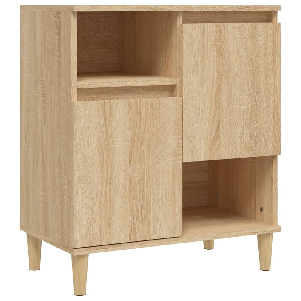 Komoda 3 kom boja hrasta sonome 60x35x70 cm konstruirano drvo