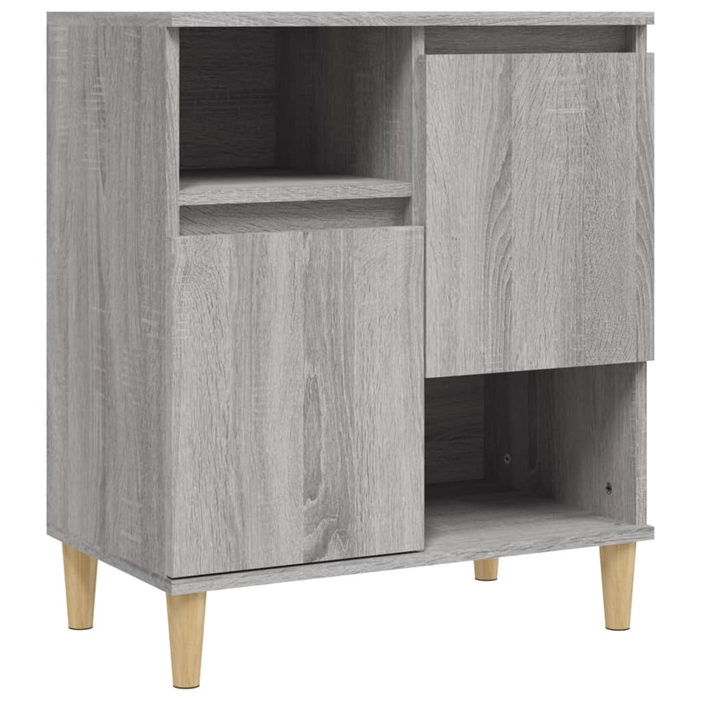 Komode 3 kom boja hrasta 60 x 35 x 70 cm od konstruiranog drva