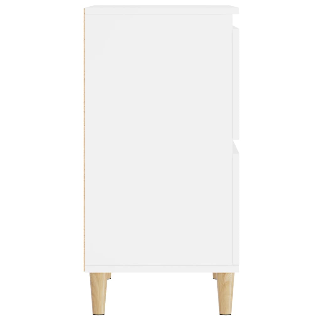 Komode 3 kom bijela 60x35x70cm konstruirano drvo