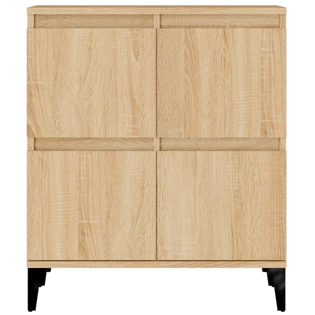 Komoda 3 kom boja hrasta sonome 60x35x70 cm konstruirano drvo