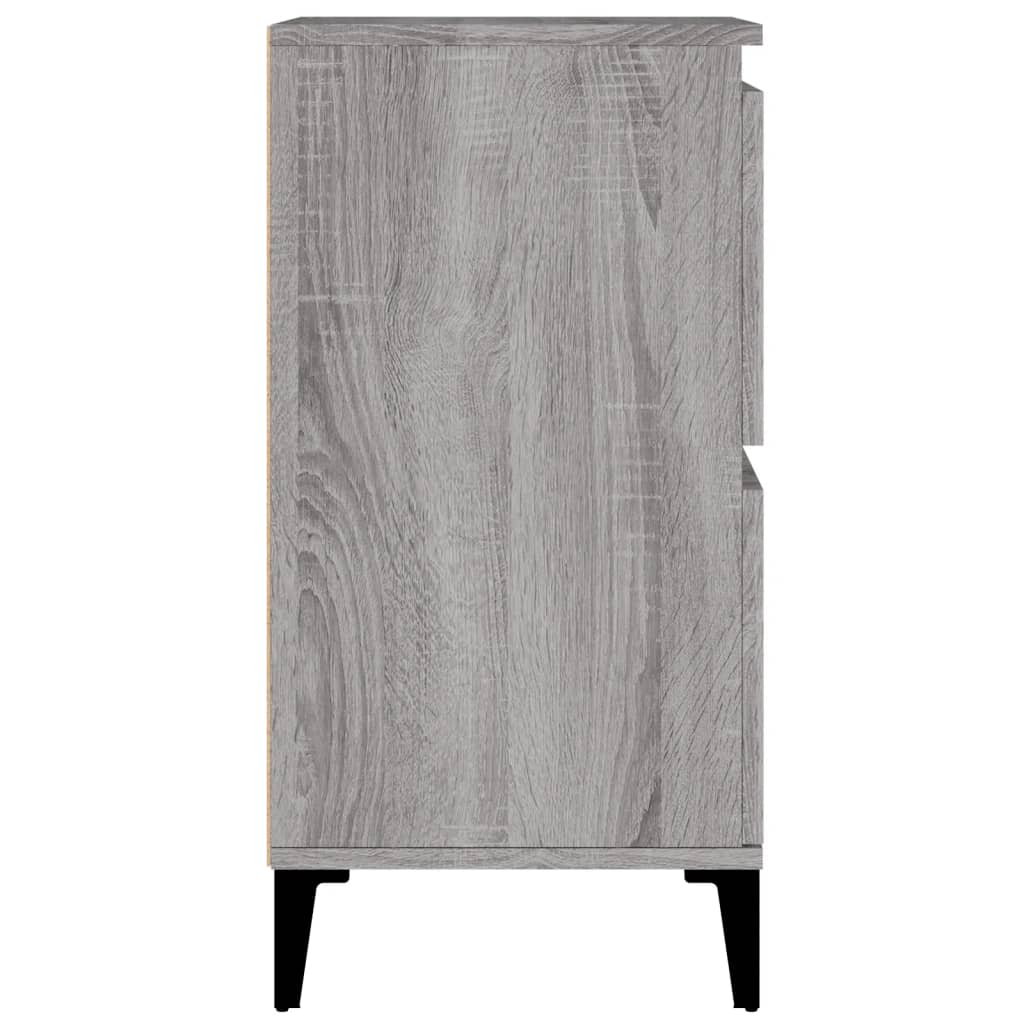 Komode 3 kom boja hrasta 60 x 35 x 70 cm od konstruiranog drva