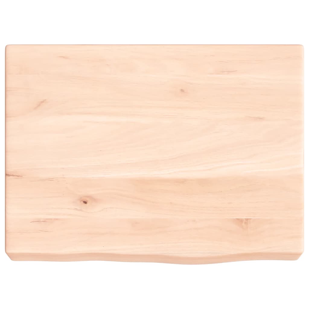 Kupaonska radna ploča 40x30x(2-6) cm netretirano masivno drvo