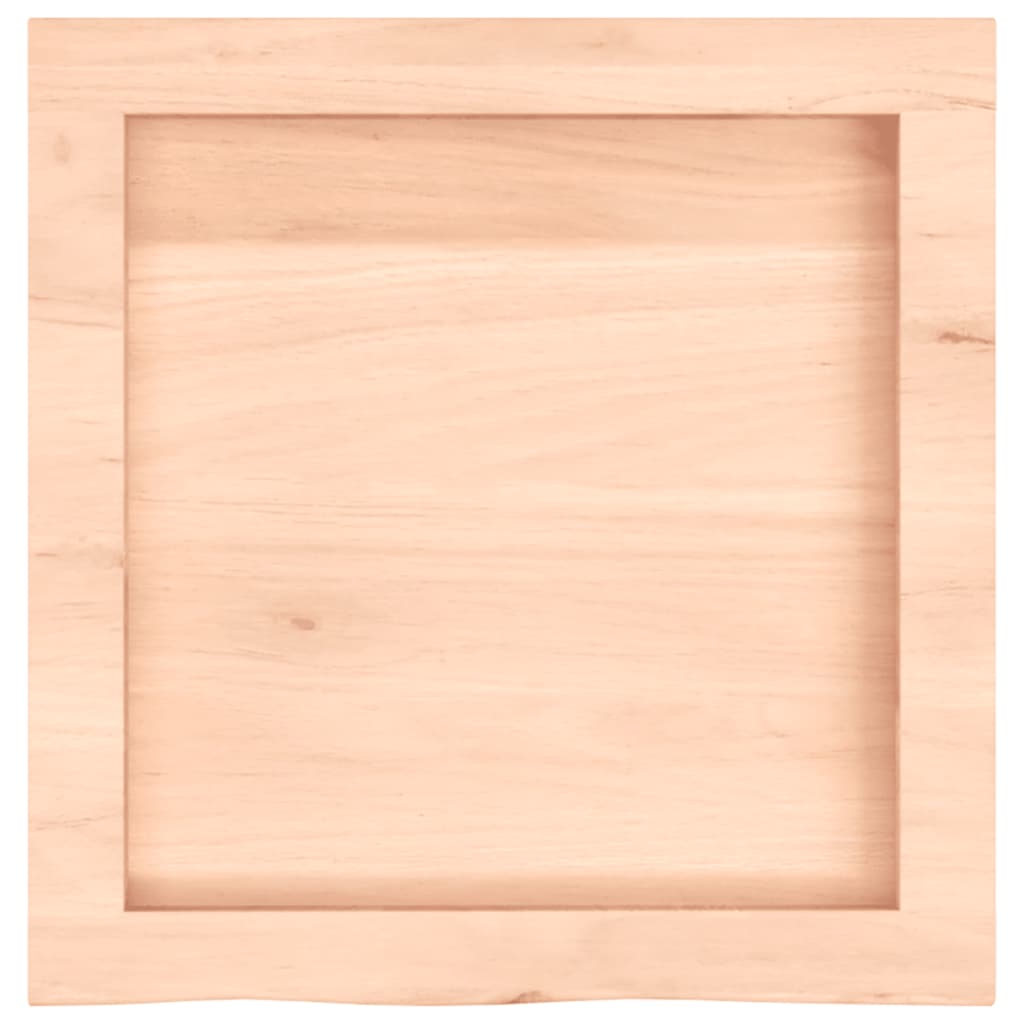 Kupaonska radna ploča 40x40x(2-6) cm netretirano masivno drvo